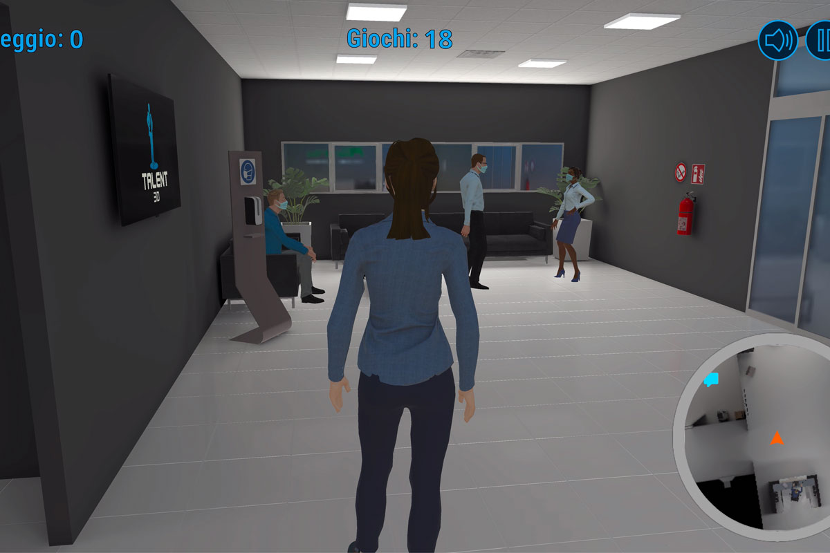 Schermata gioco talent 3d